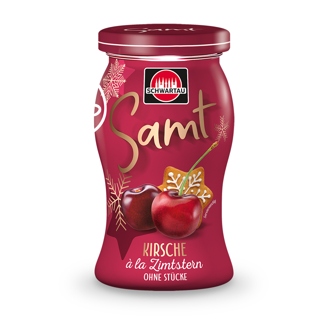 Samt Kirsche à la Zimtstern